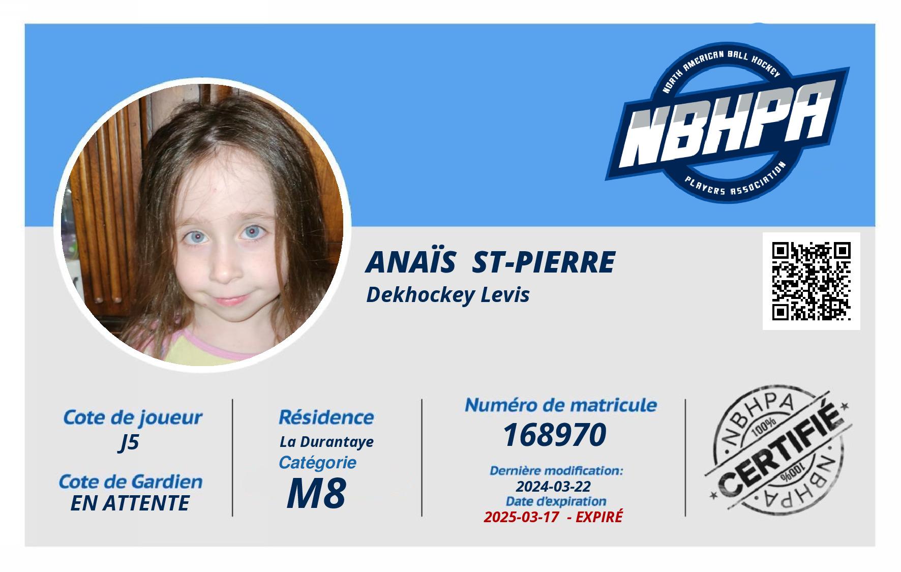 Anaïs  St-Pierre