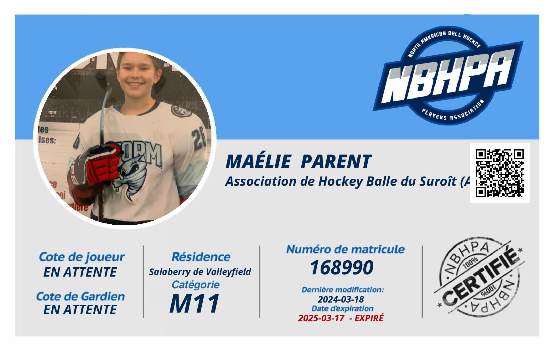 Maélie  Parent