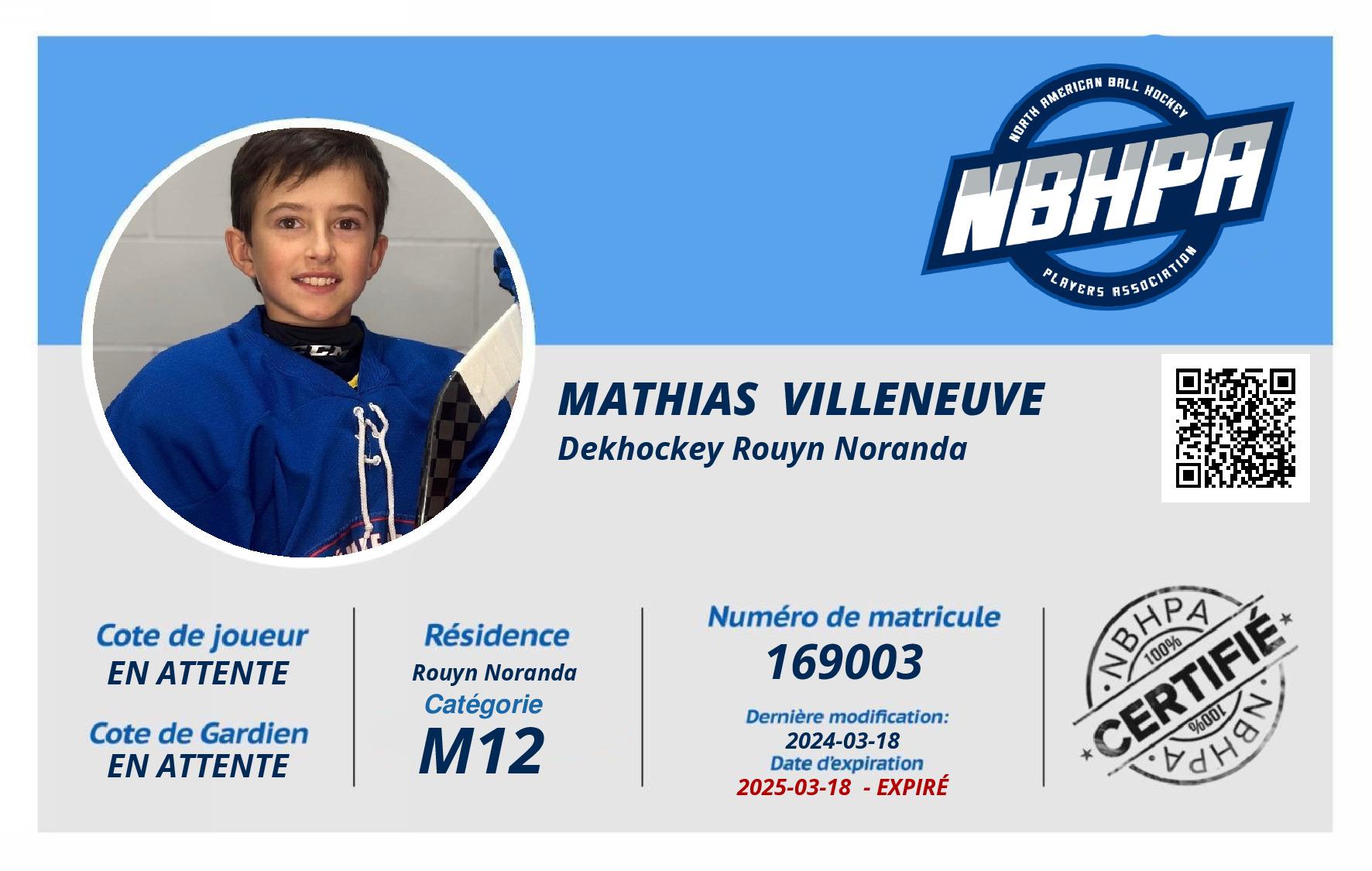 Mathias  Villeneuve 