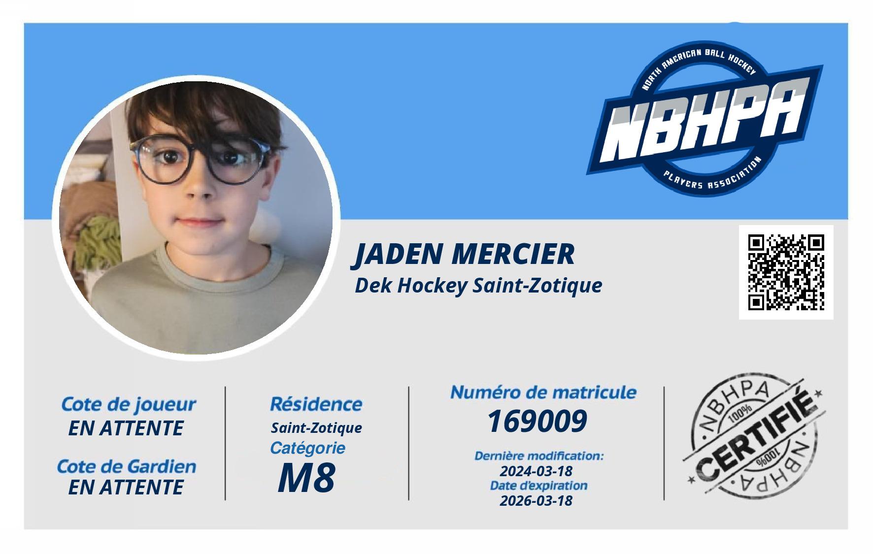Jaden Mercier