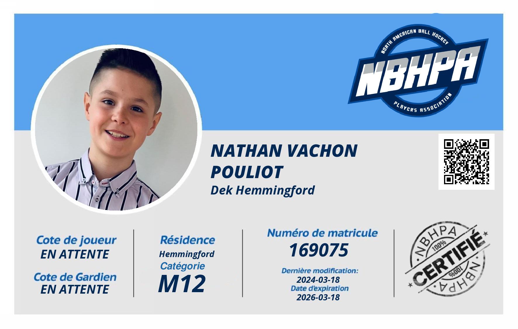 Nathan Vachon Pouliot