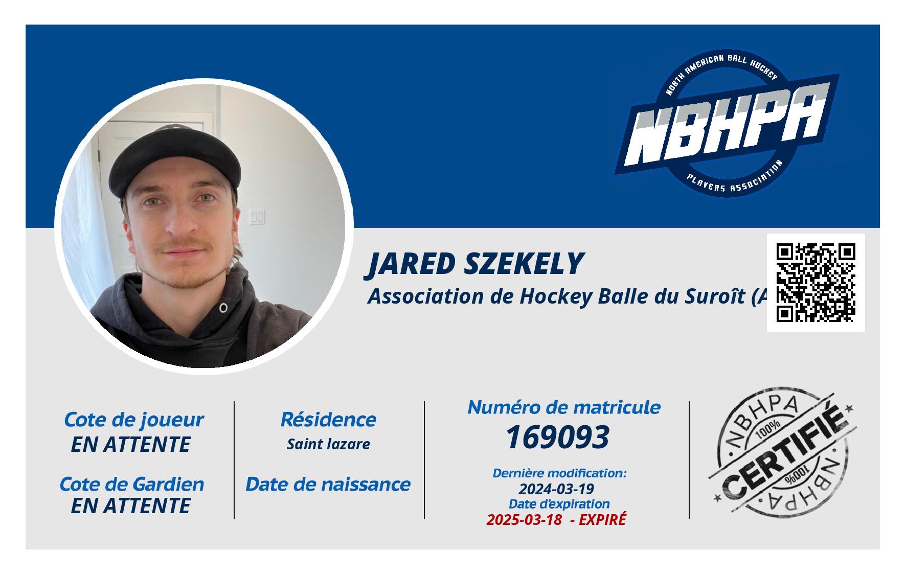 Jared Szekely