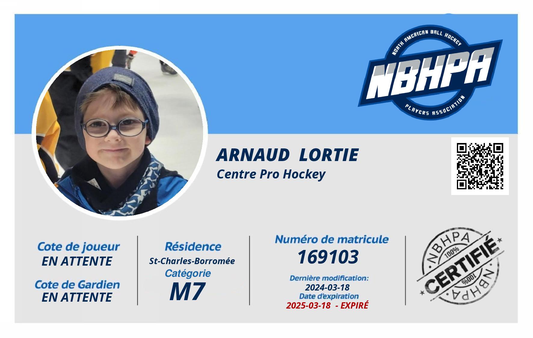 Arnaud  Lortie