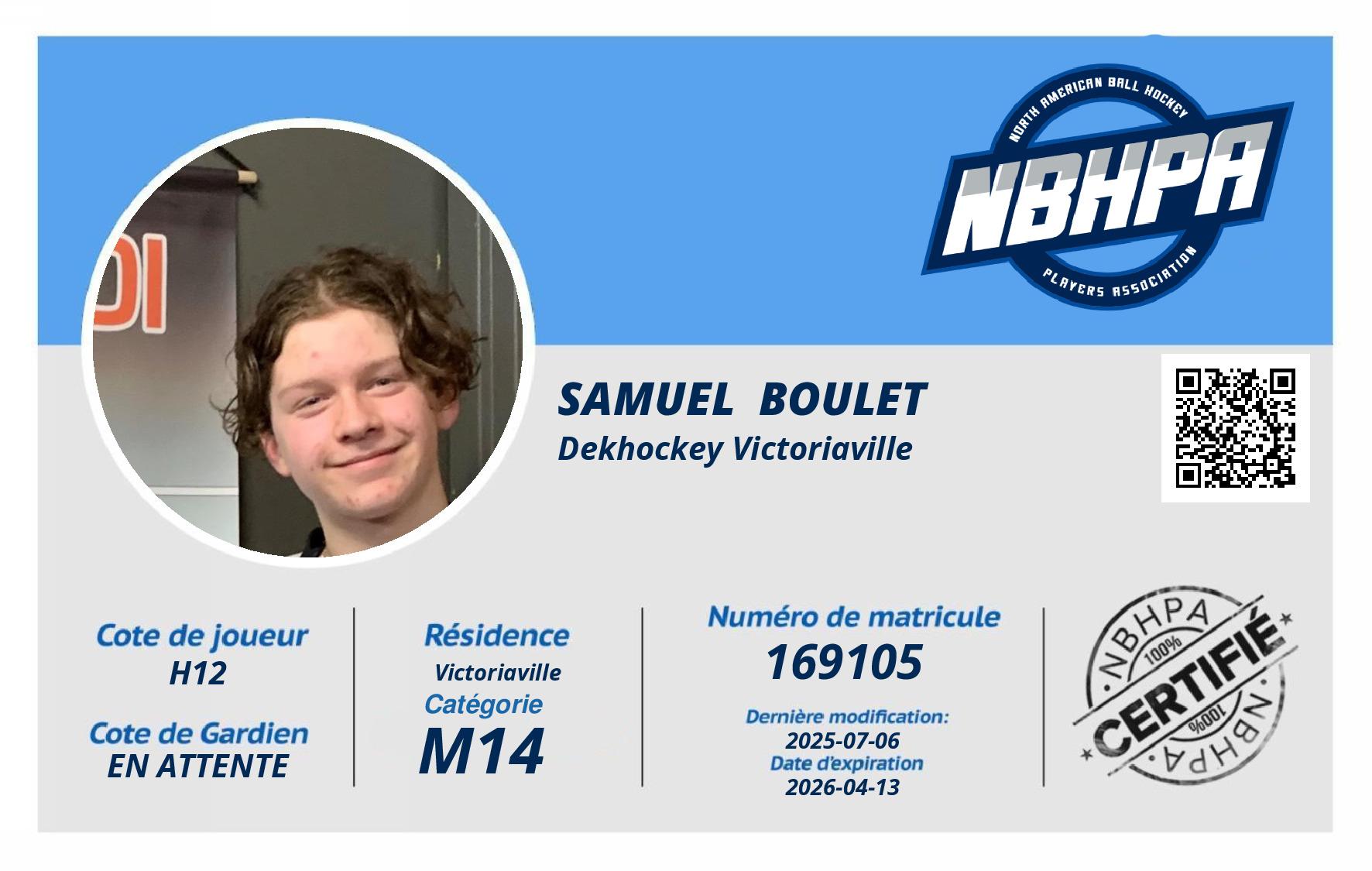 Samuel  Boulet 