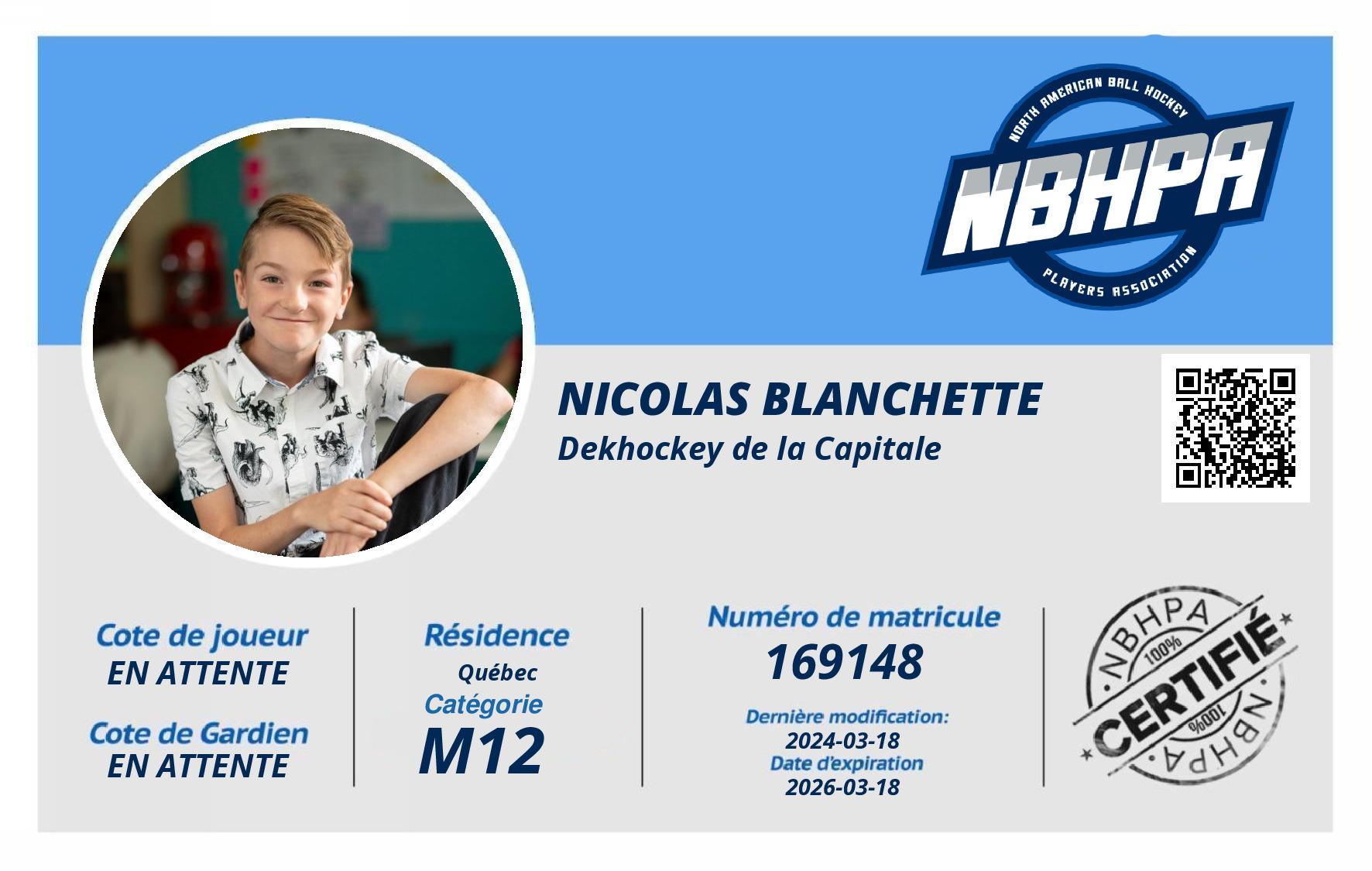 Nicolas Blanchette