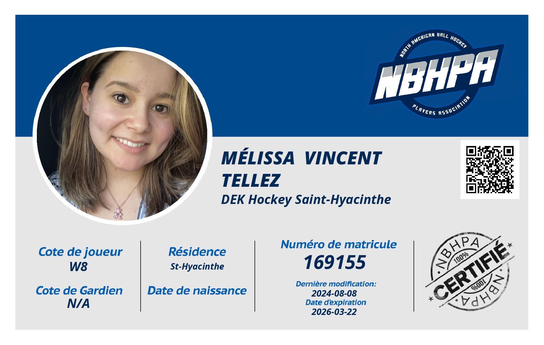 Mélissa  Vincent Tellez 