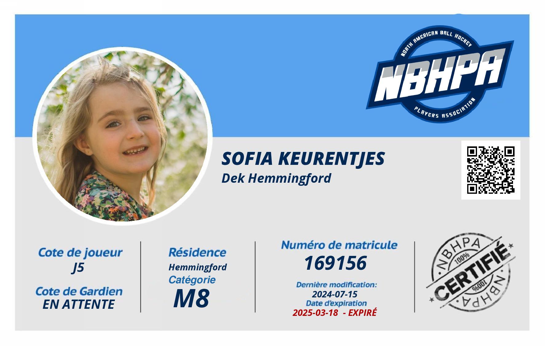 Sofia Keurentjes