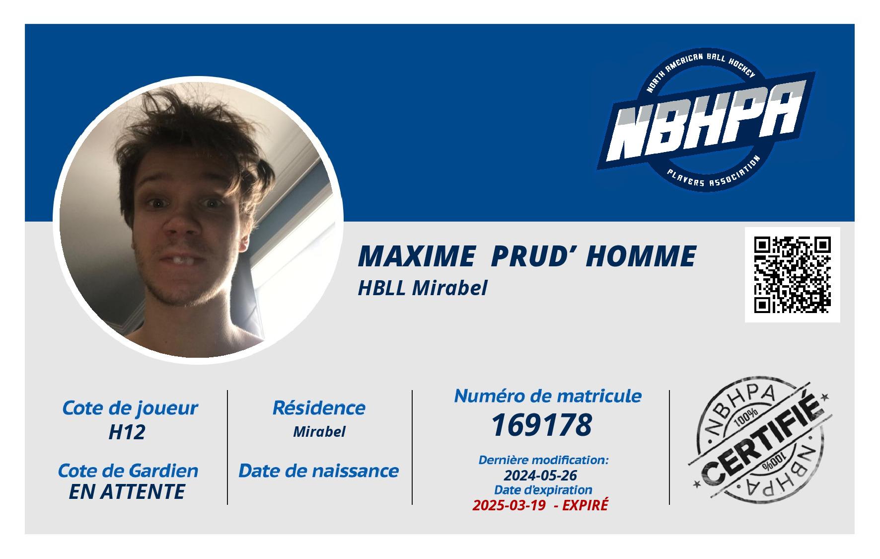 Maxime  Prud’homme 