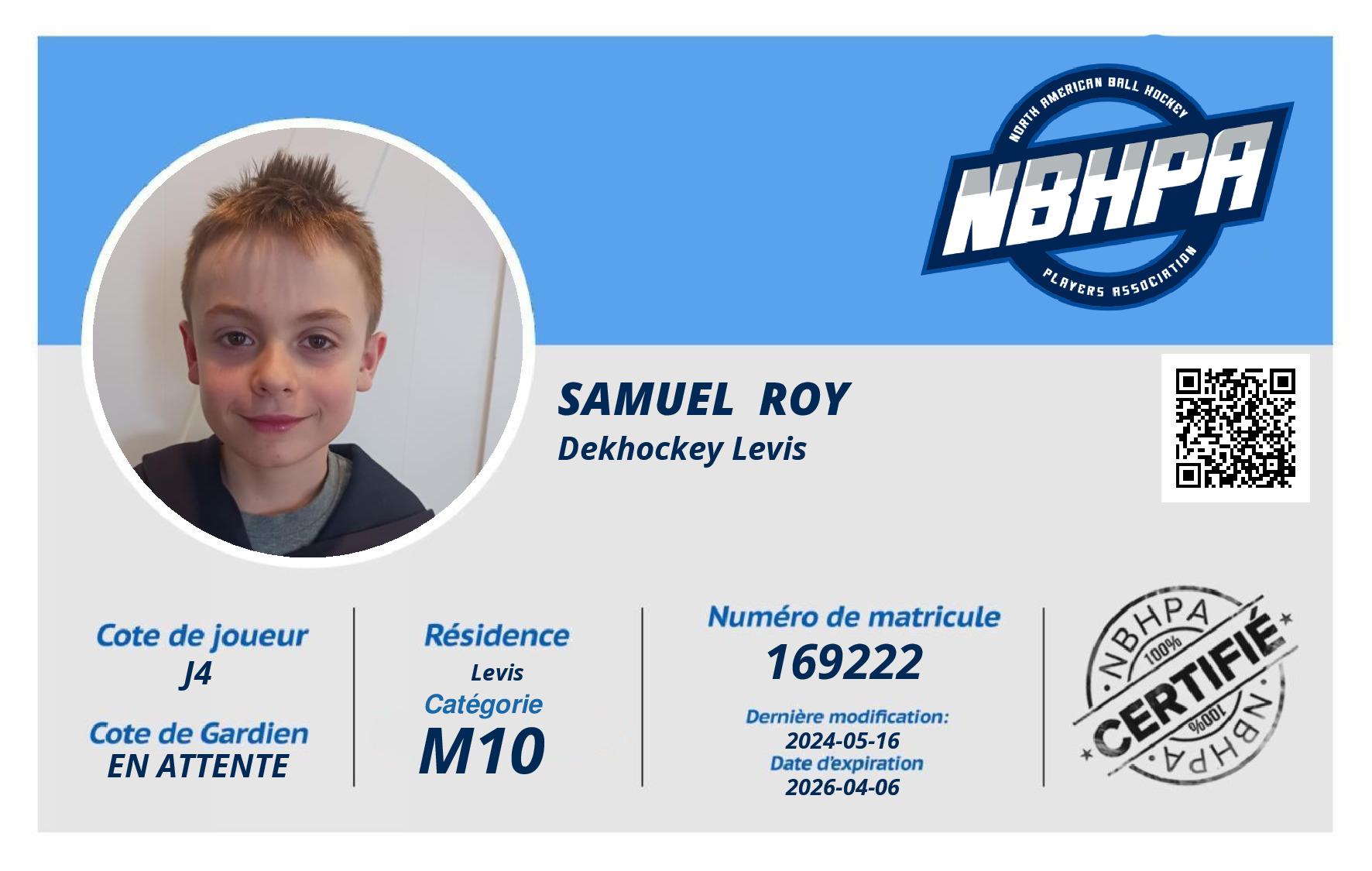 Samuel  Roy