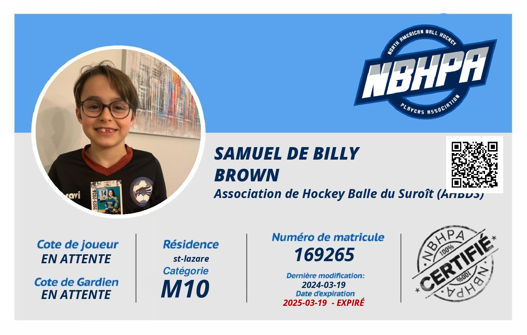 Samuel de Billy Brown