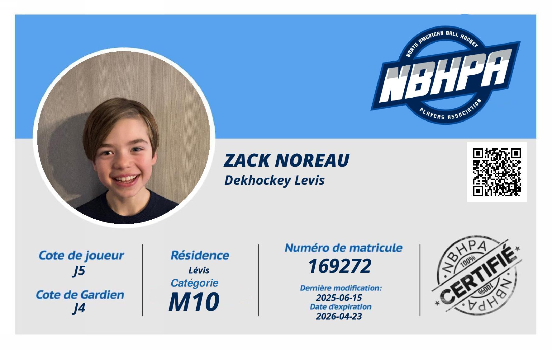 Zack Noreau