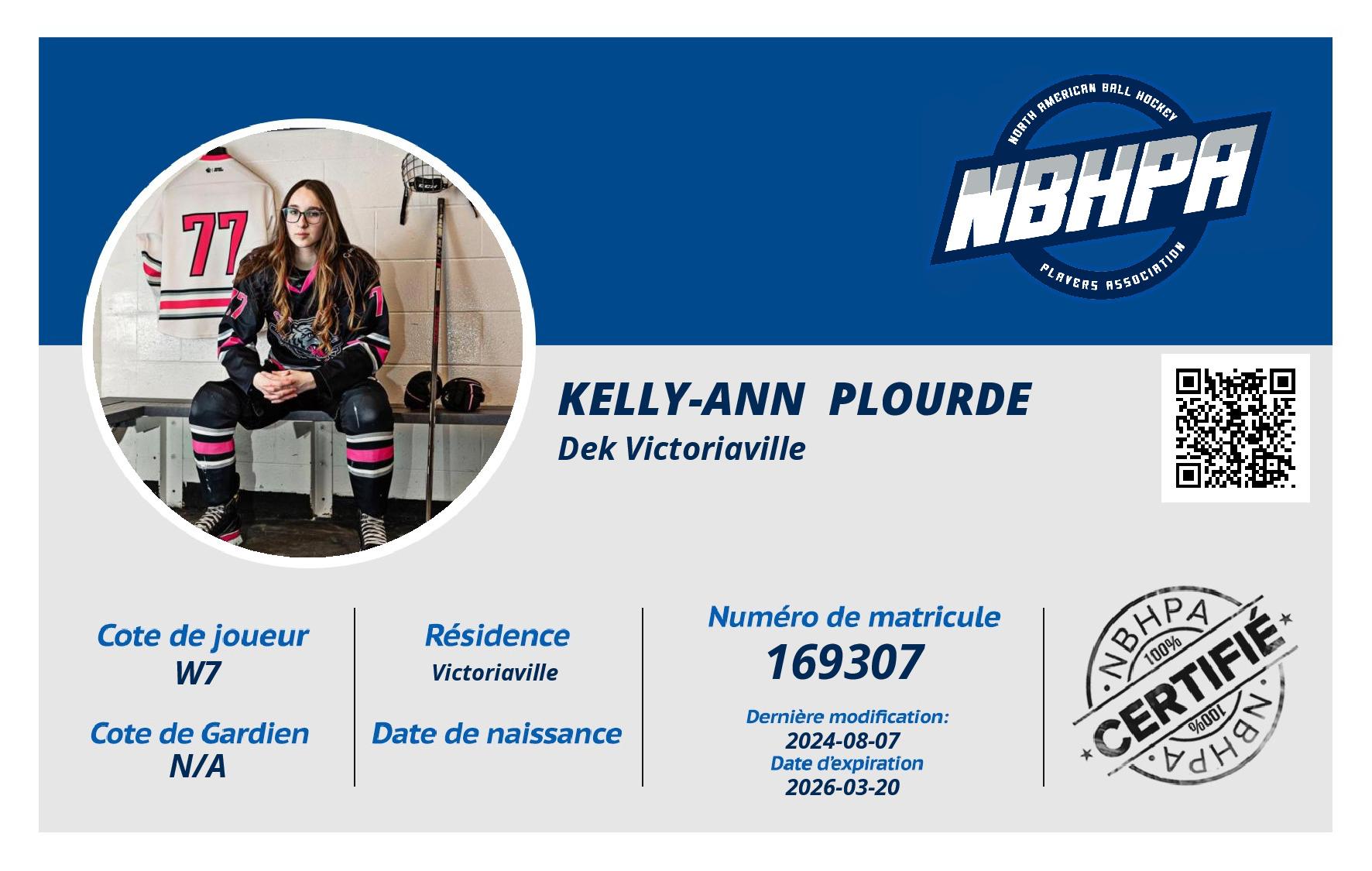 Kelly-Ann  Plourde 