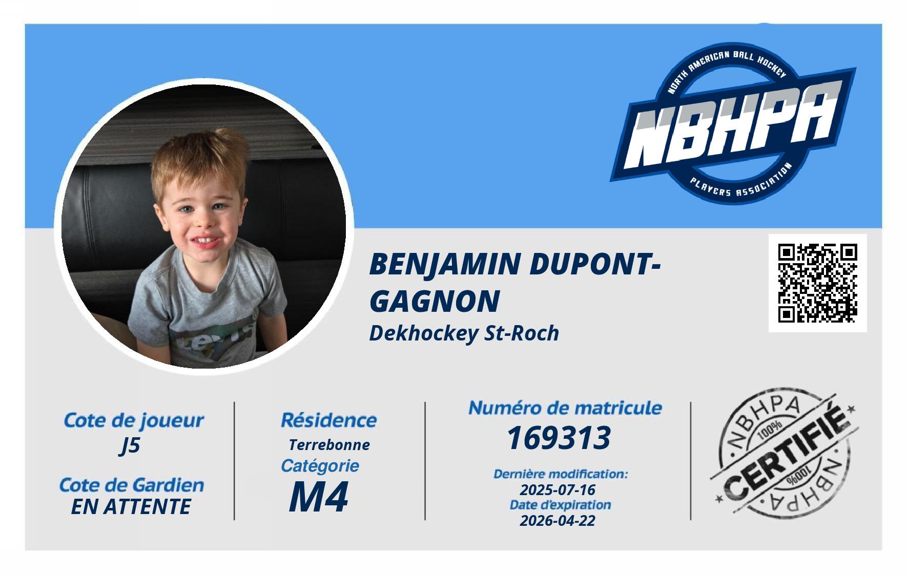 Benjamin Dupont-Gagnon