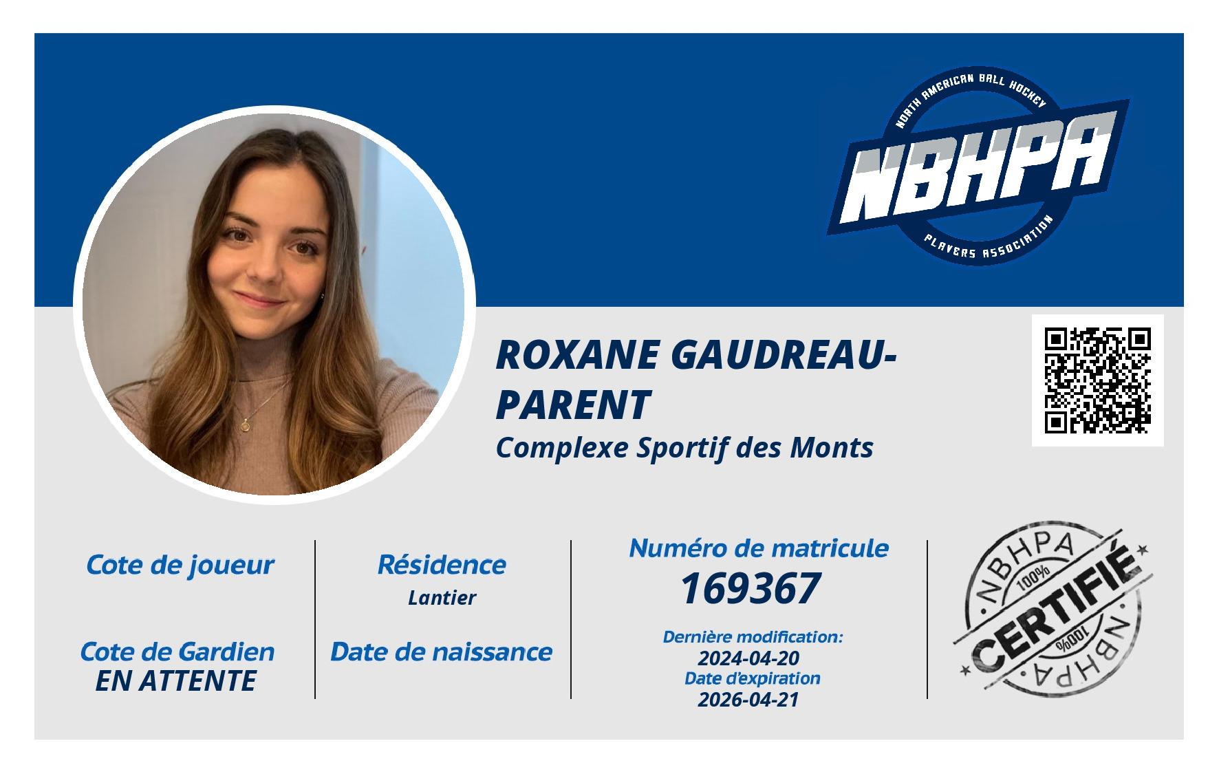 Roxane Gaudreau-Parent