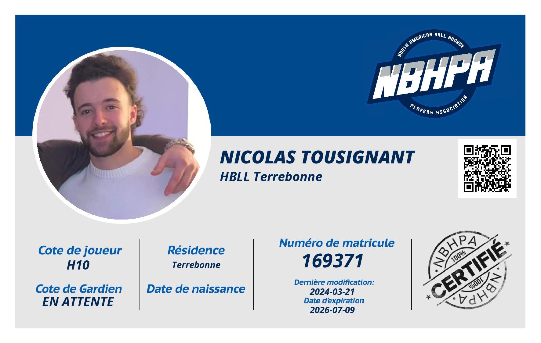 Nicolas Tousignant