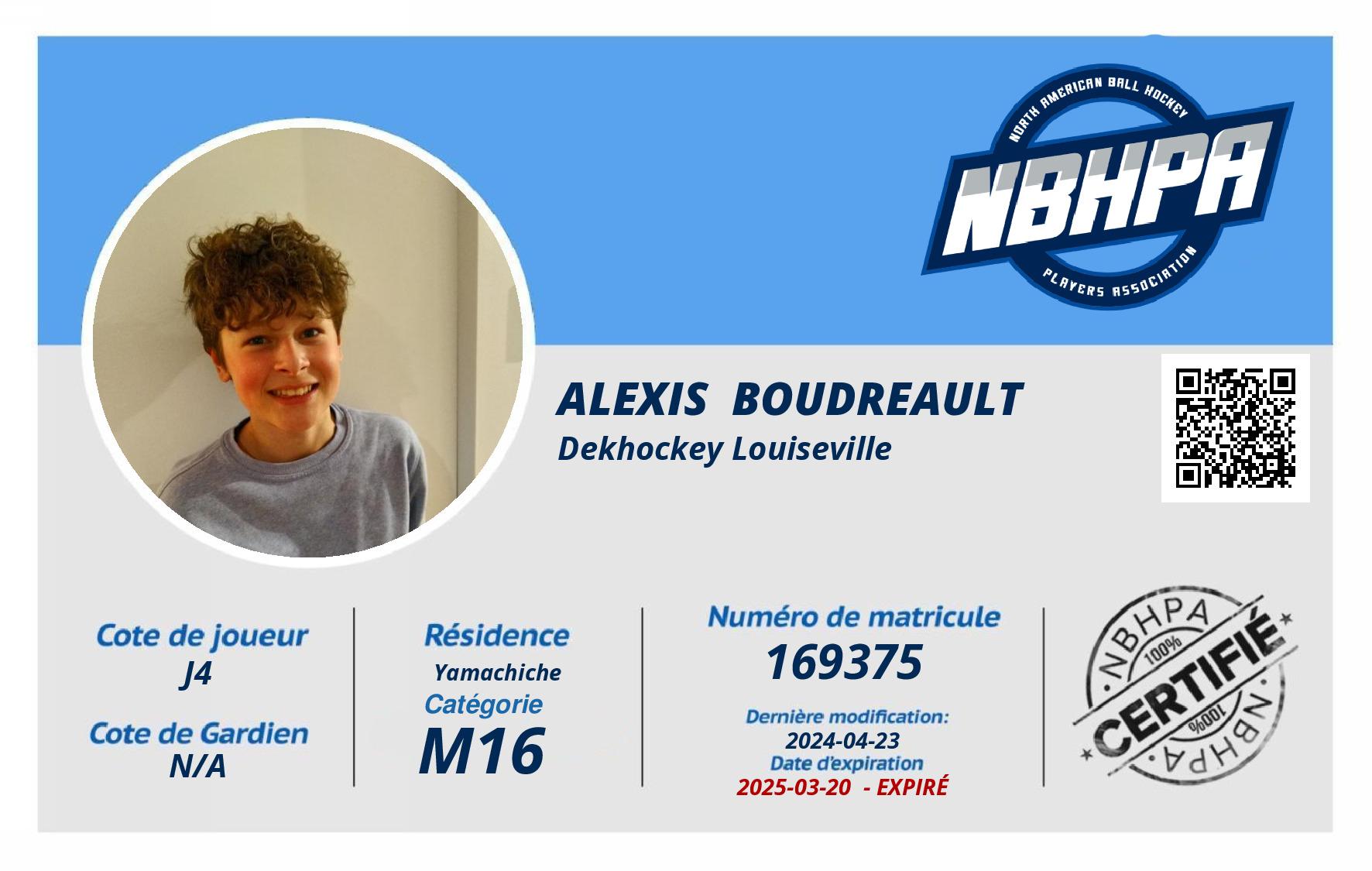 Alexis  Boudreault 