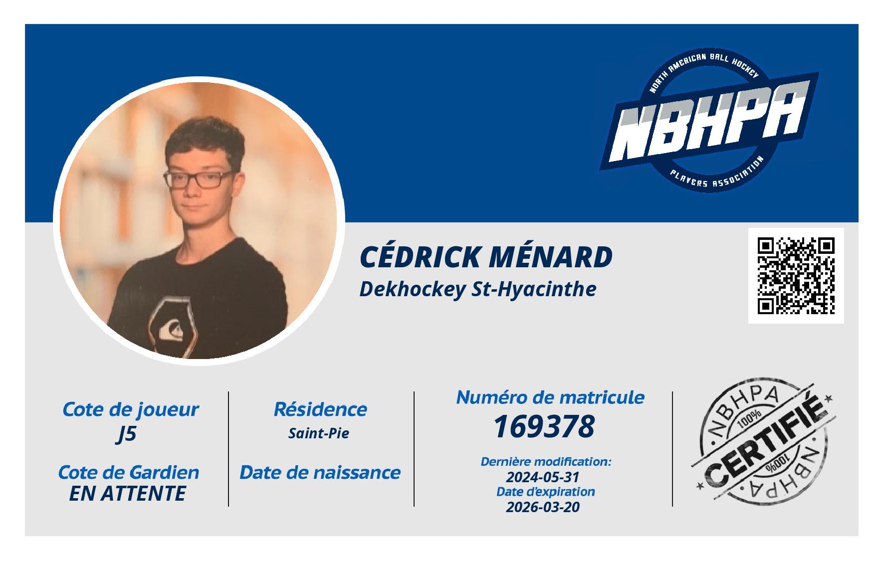 Cédrick Ménard