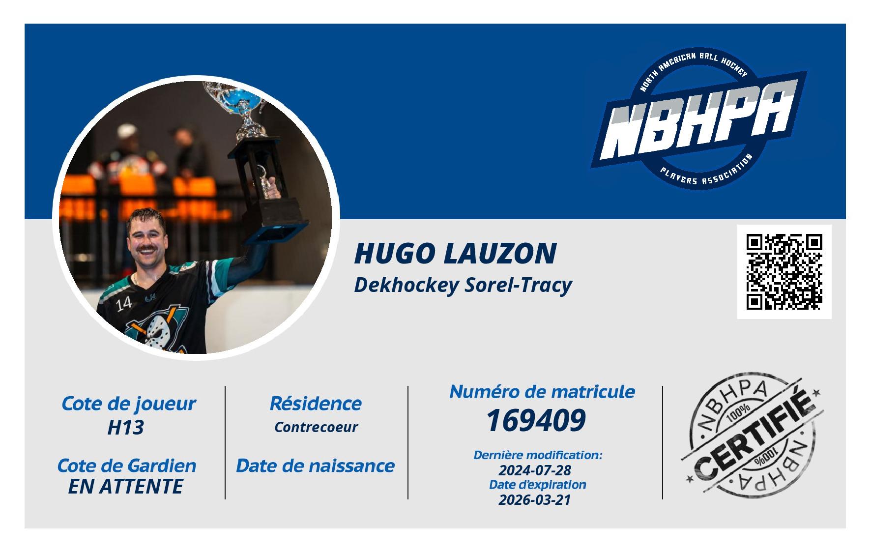 Hugo Lauzon