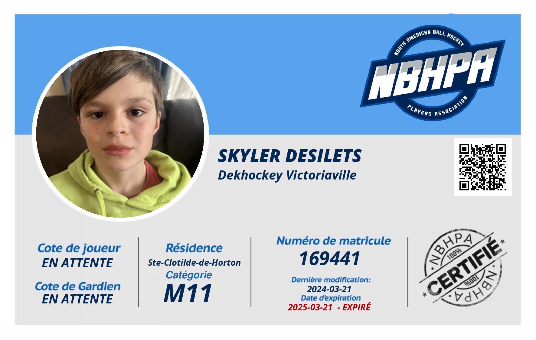 Skyler Desilets