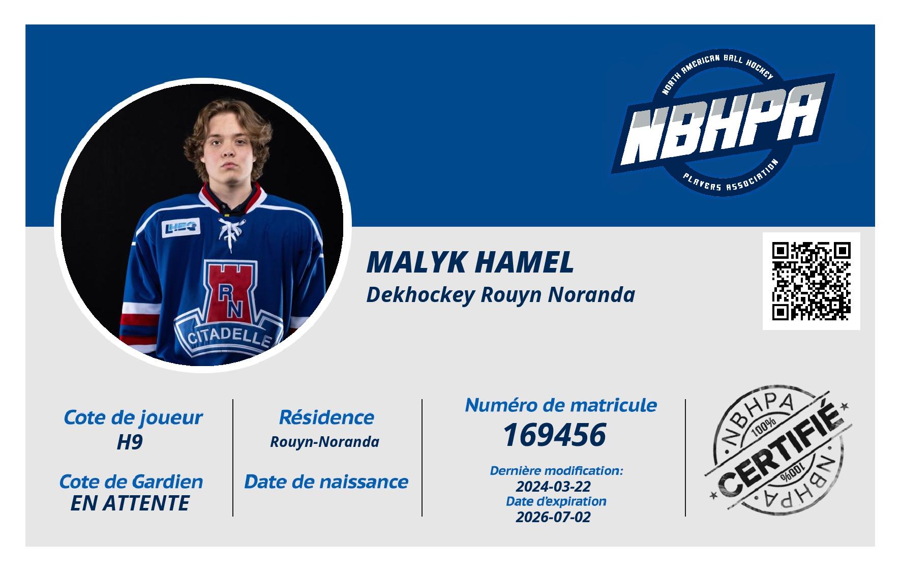 Malyk Hamel 