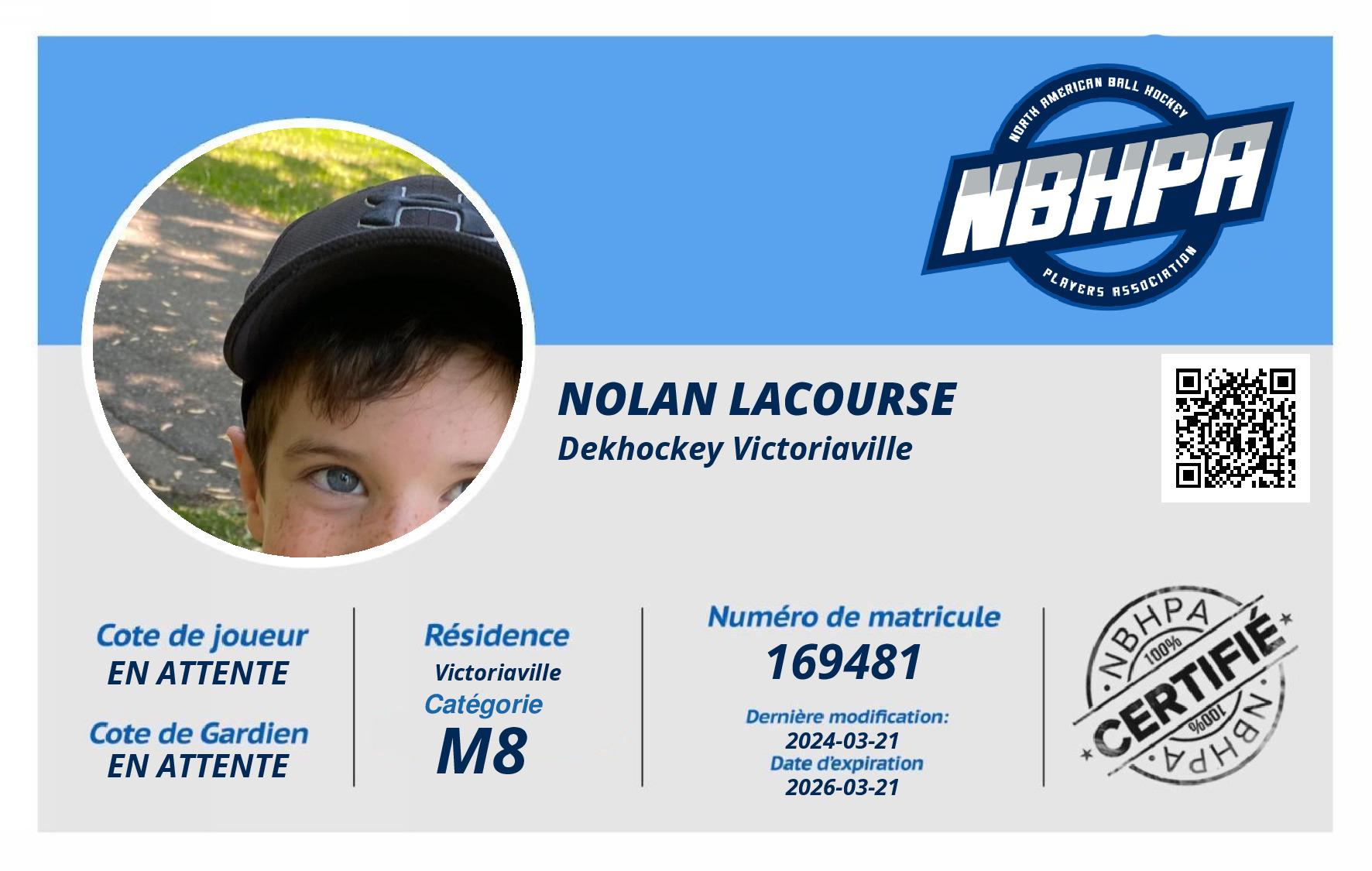 Nolan Lacourse
