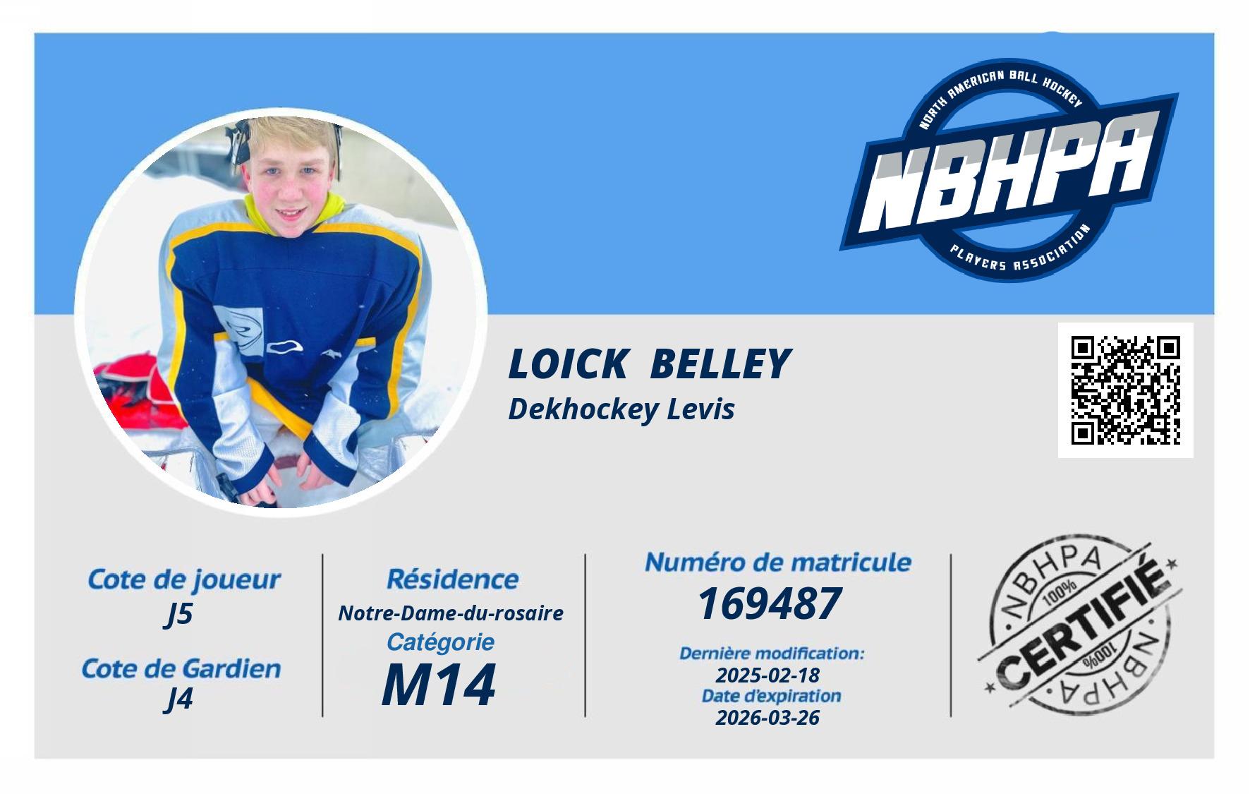 Loick  Belley