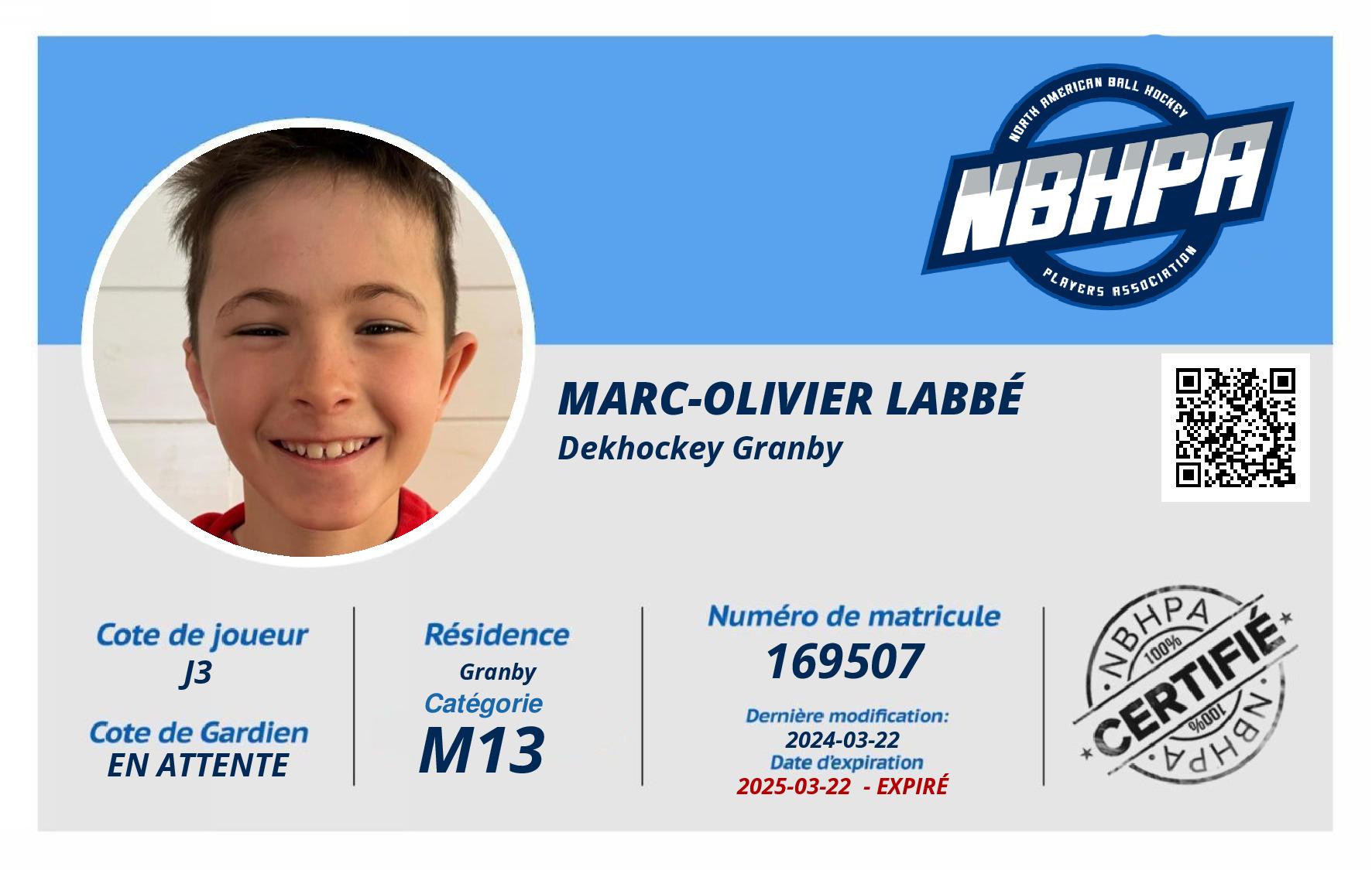 Marc-Olivier Labbé 