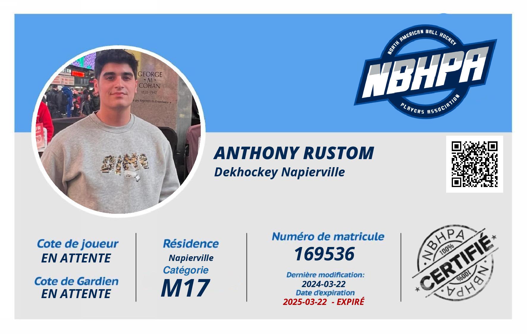 Anthony Rustom