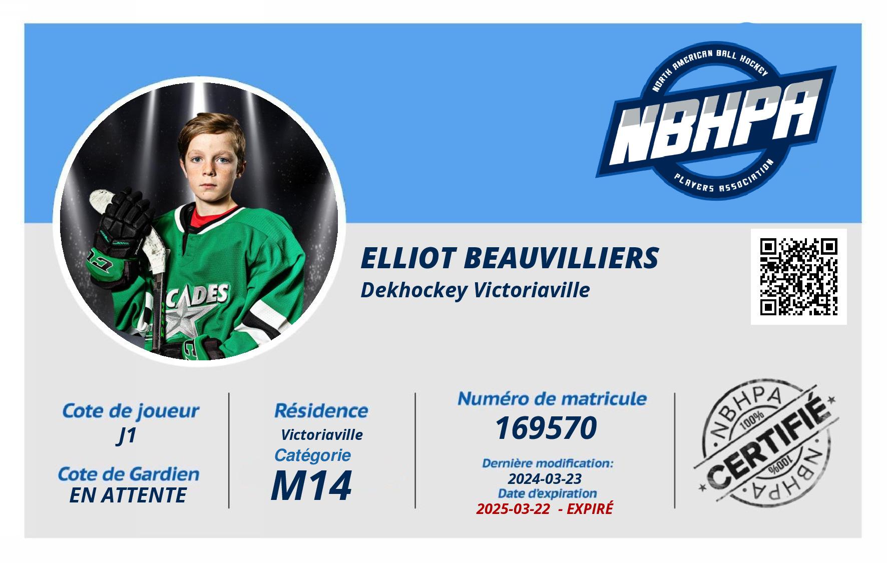Elliot Beauvilliers