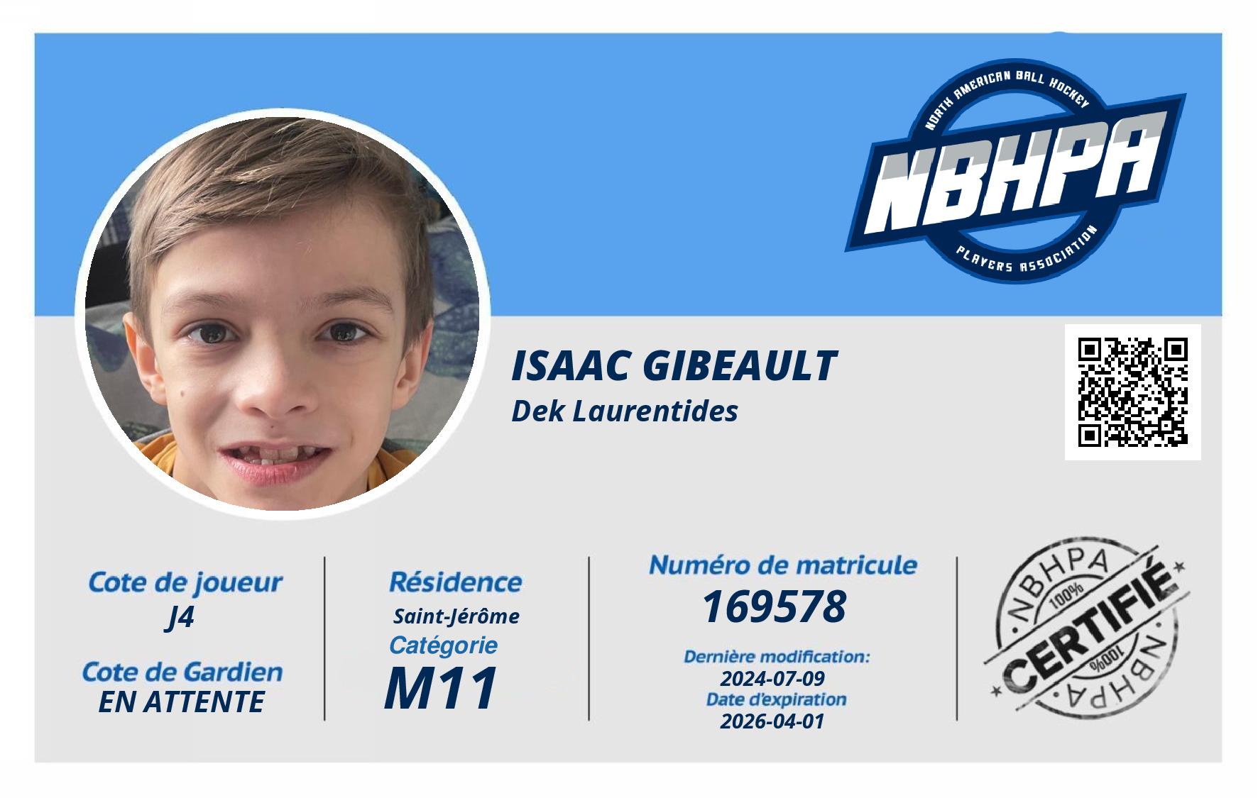 Isaac Gibeault