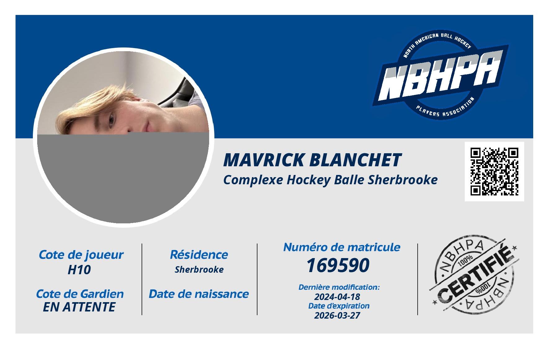 Mavrick Blanchet 