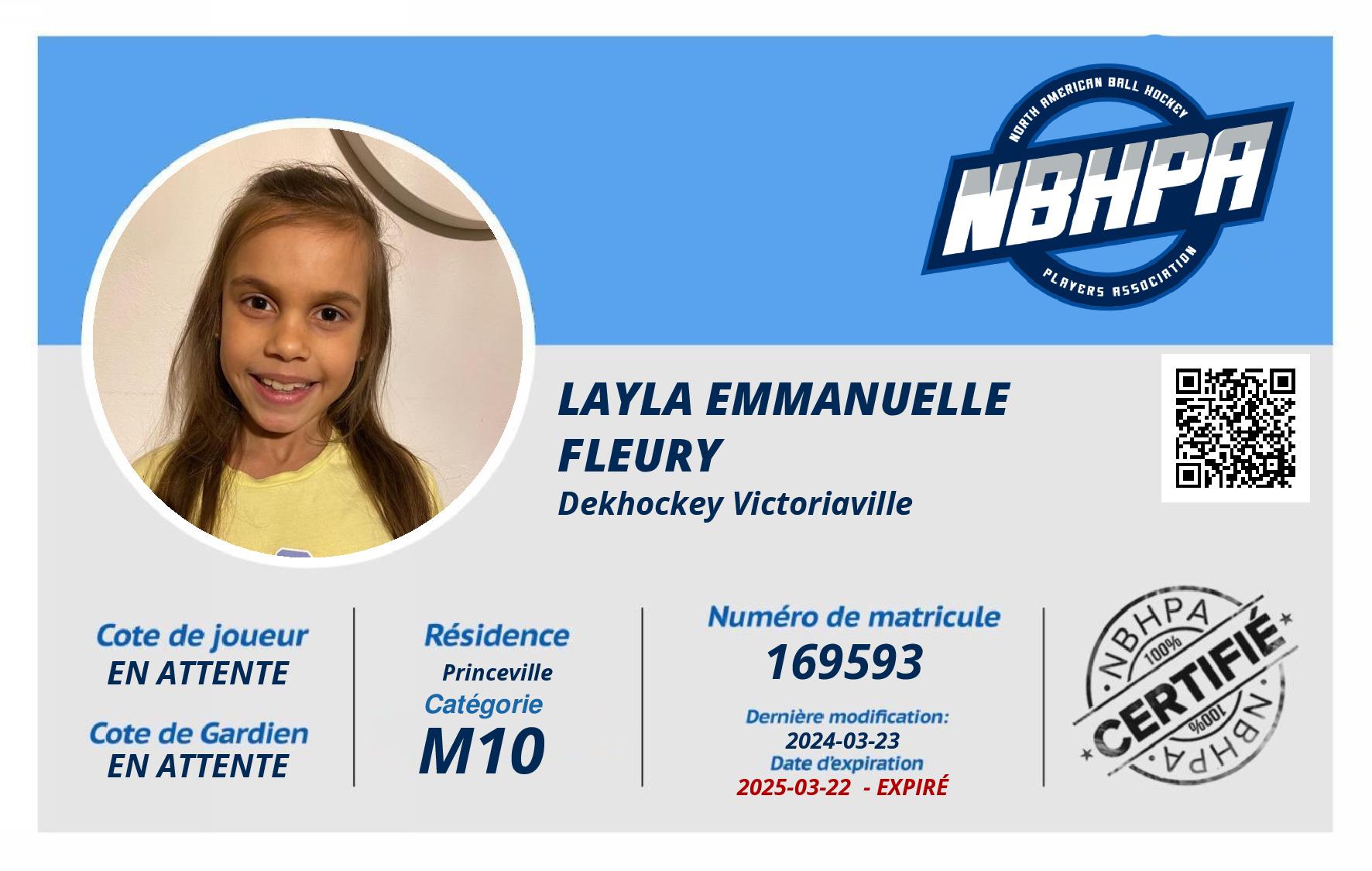 Layla Emmanuelle Fleury