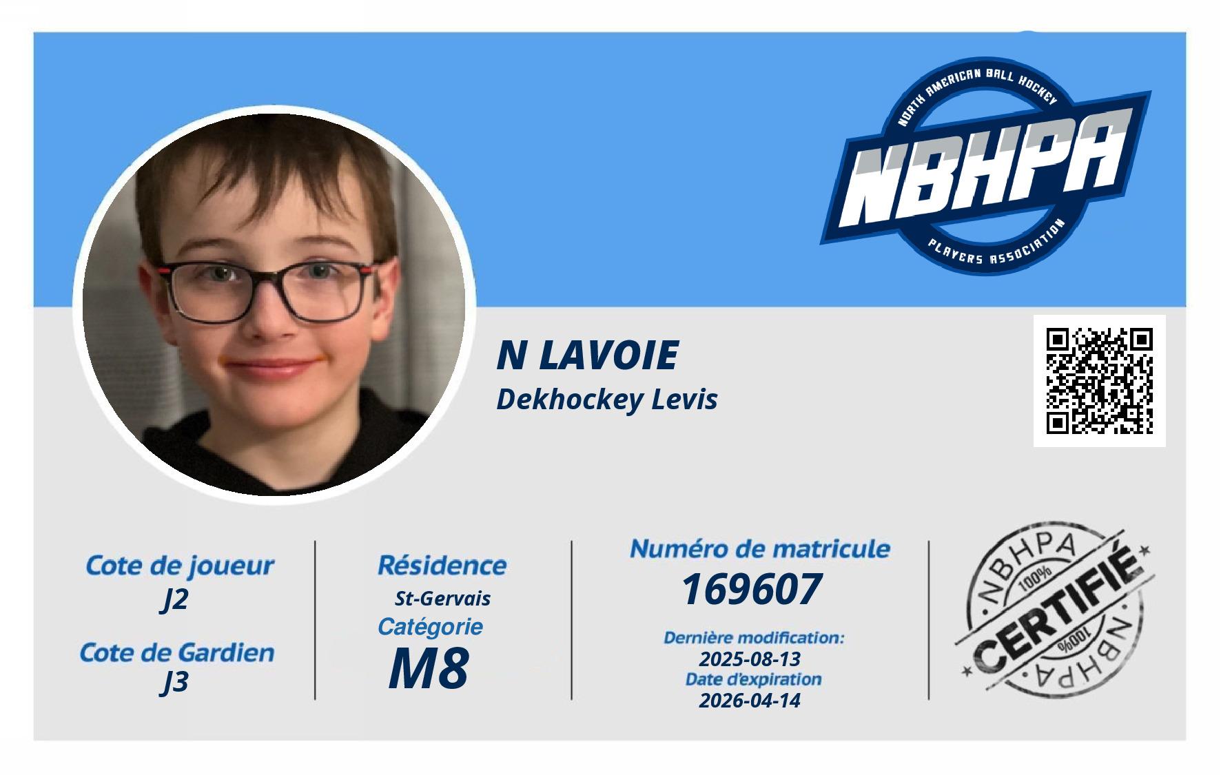 N Lavoie