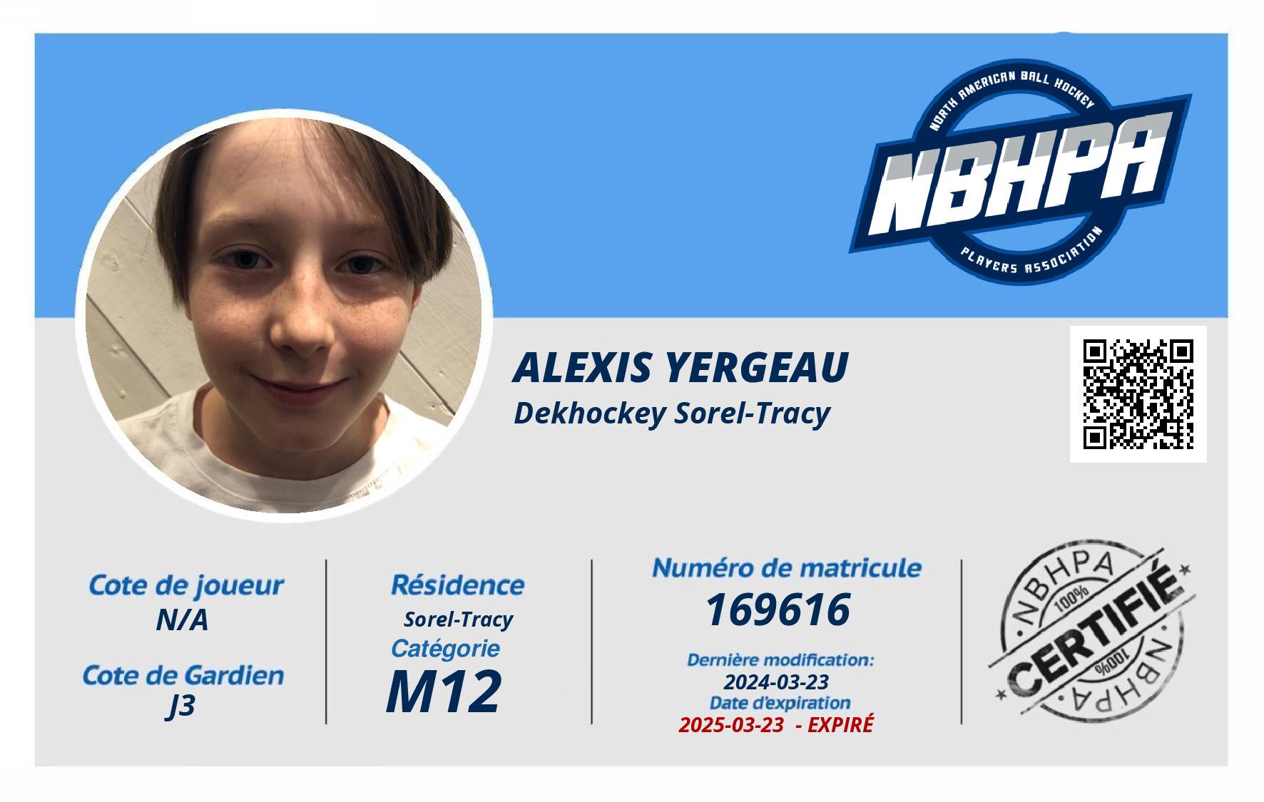 Alexis Yergeau