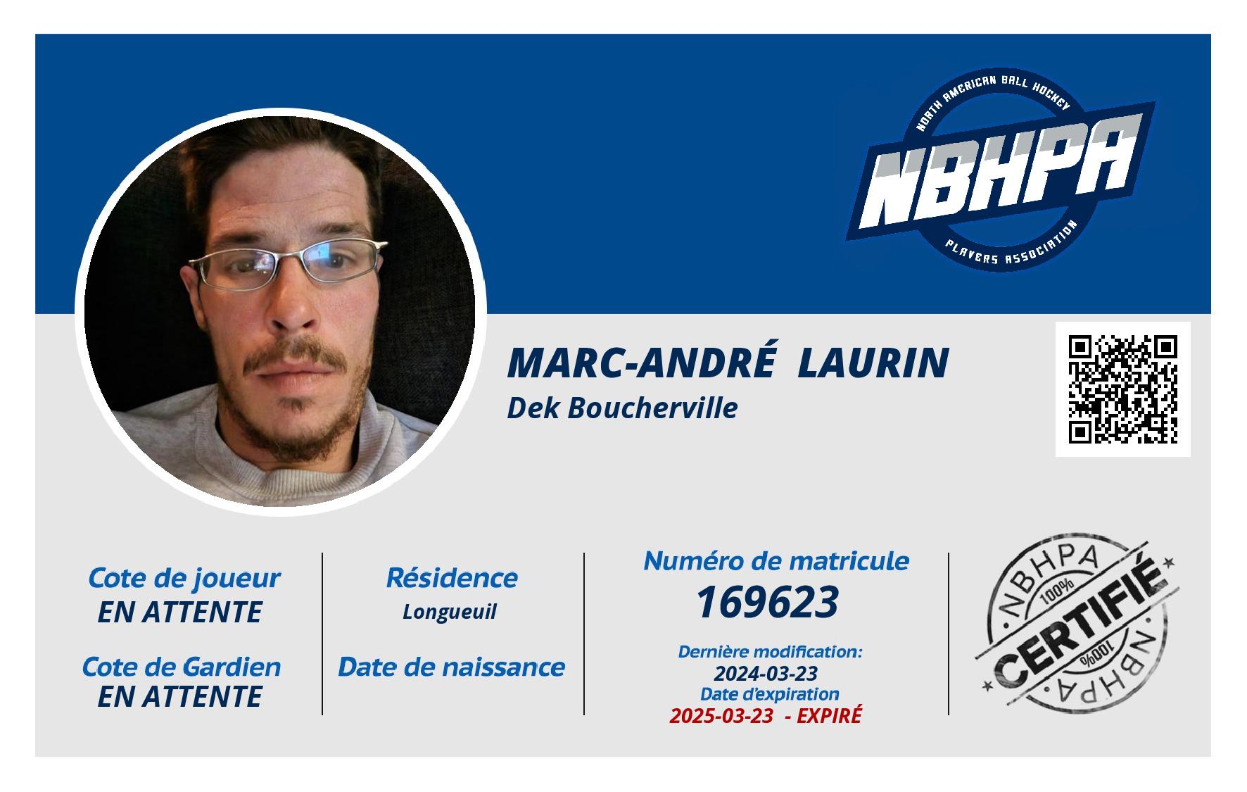 Marc-andré  Laurin 