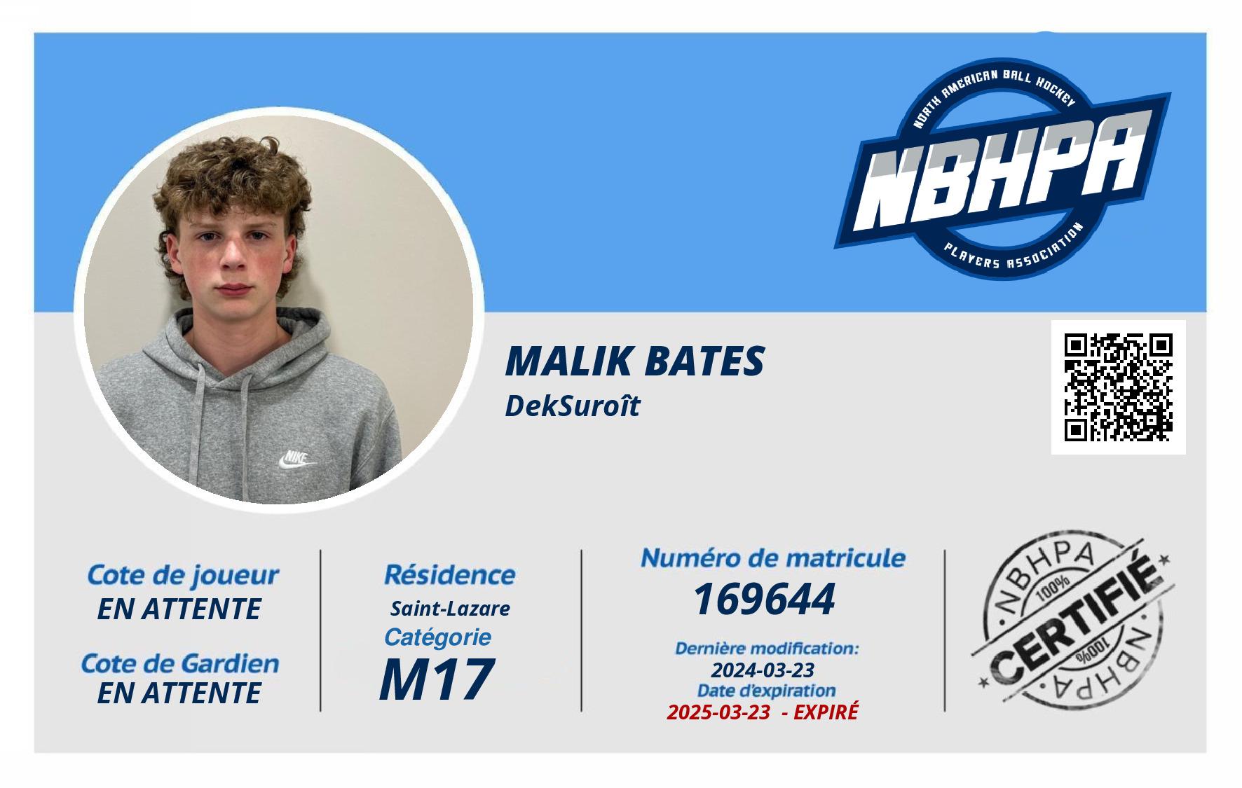 Malik Bates
