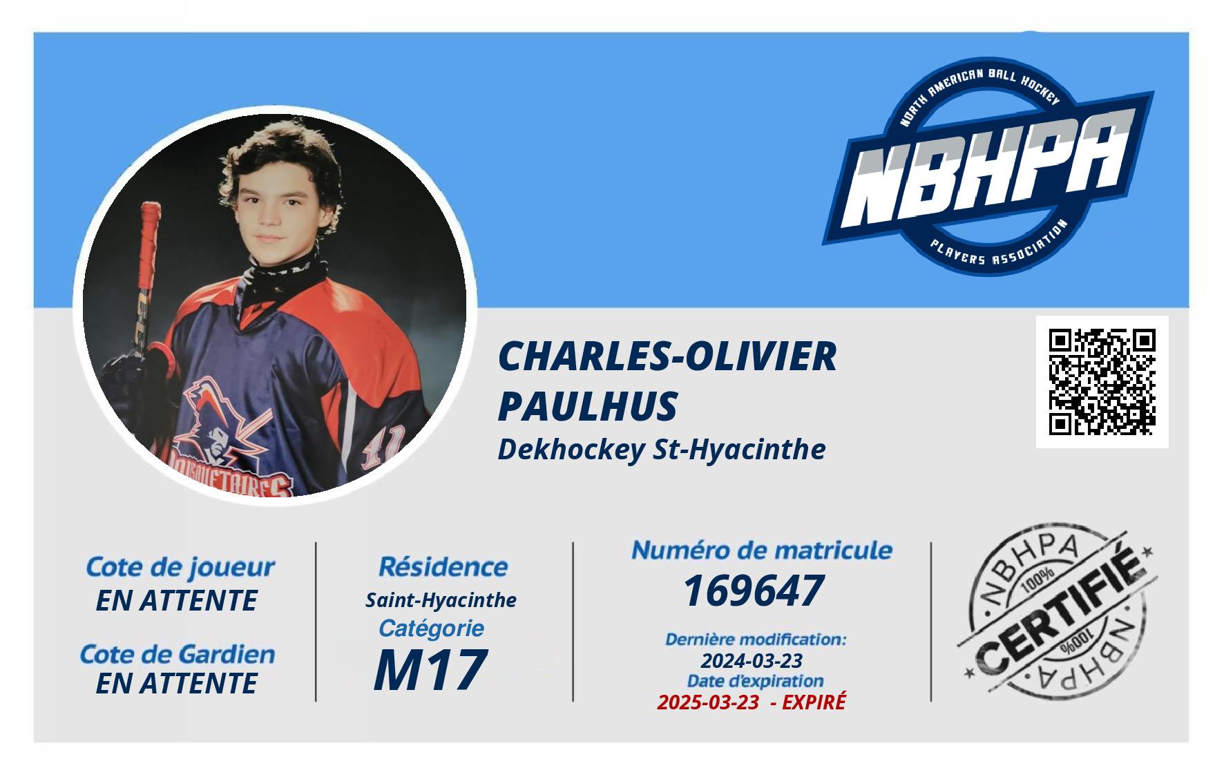 Charles-Olivier Paulhus