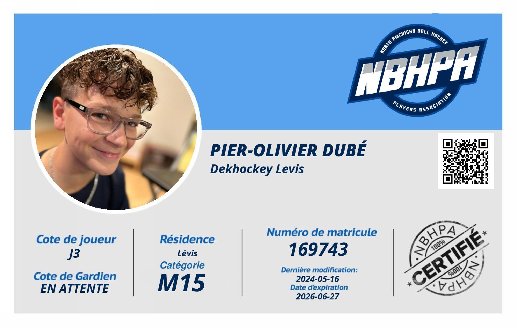 Pier-Olivier Dubé