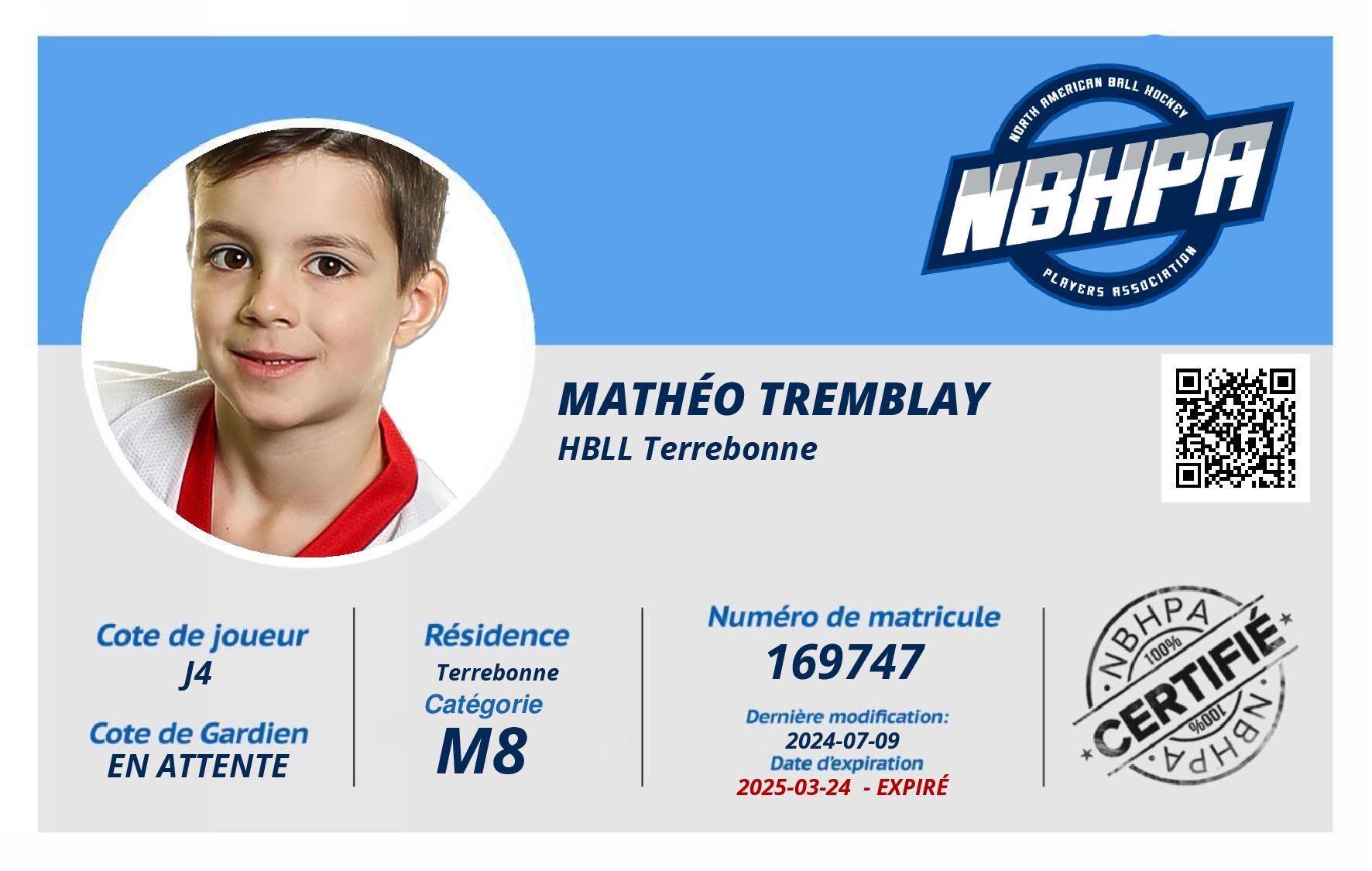Mathéo Tremblay