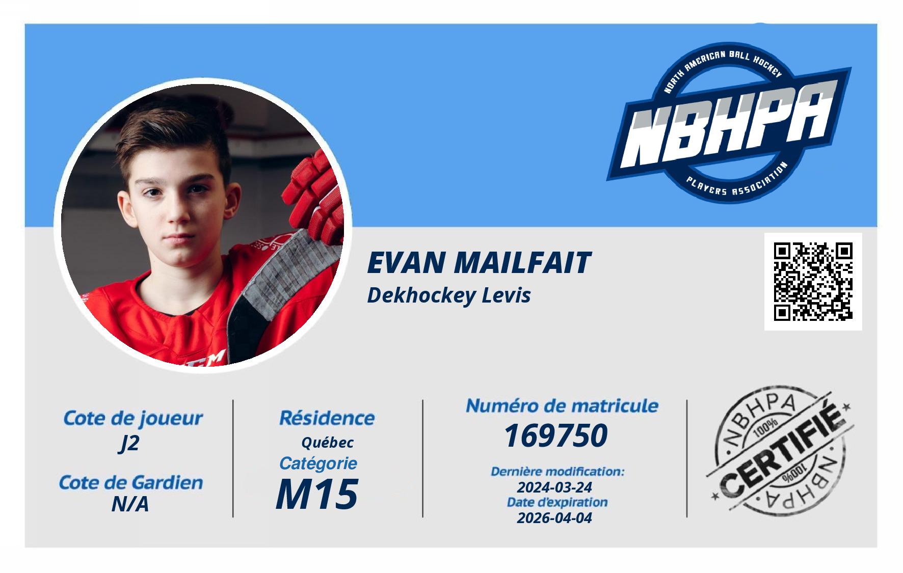 Evan Mailfait