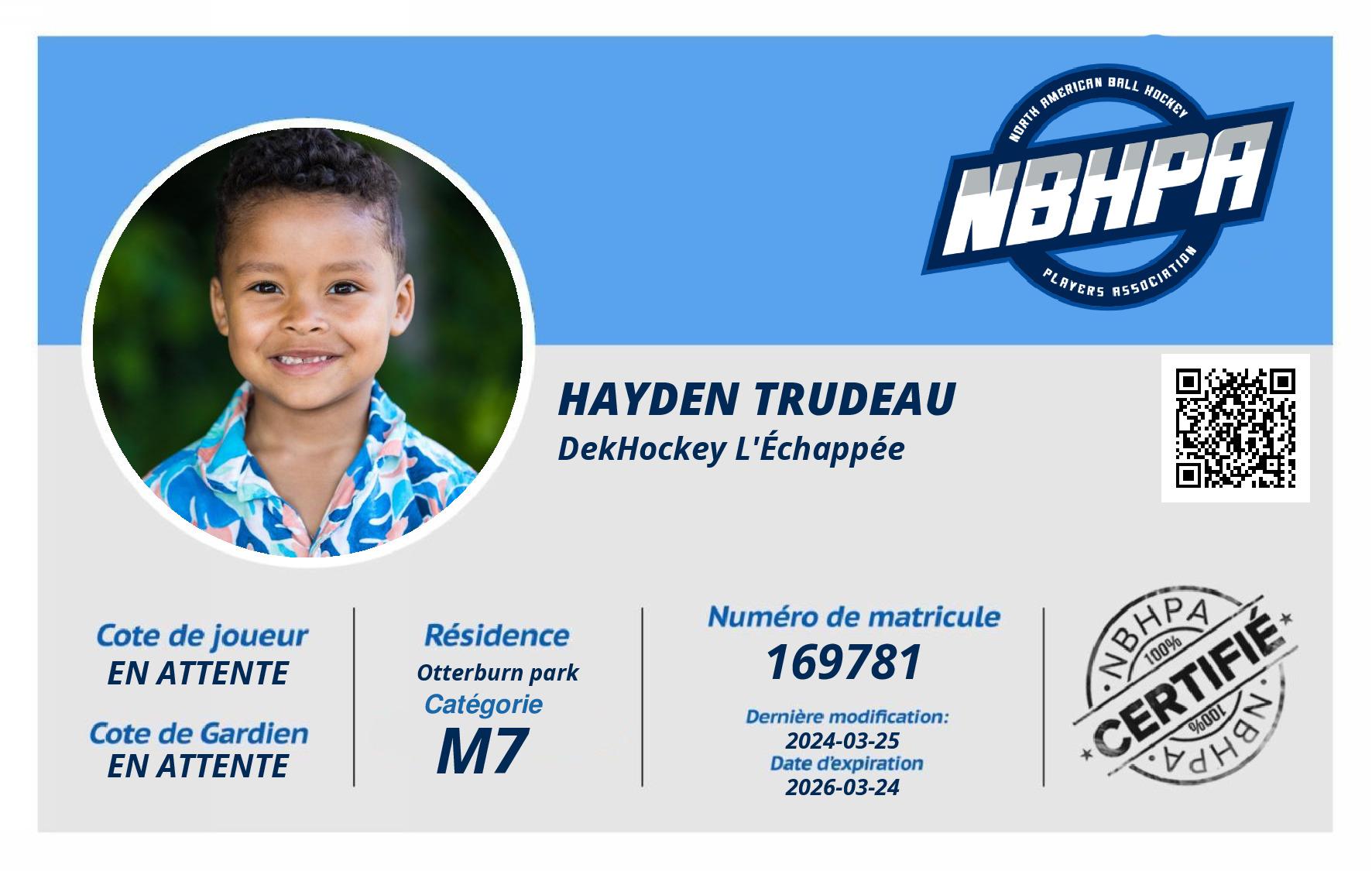 Hayden Trudeau