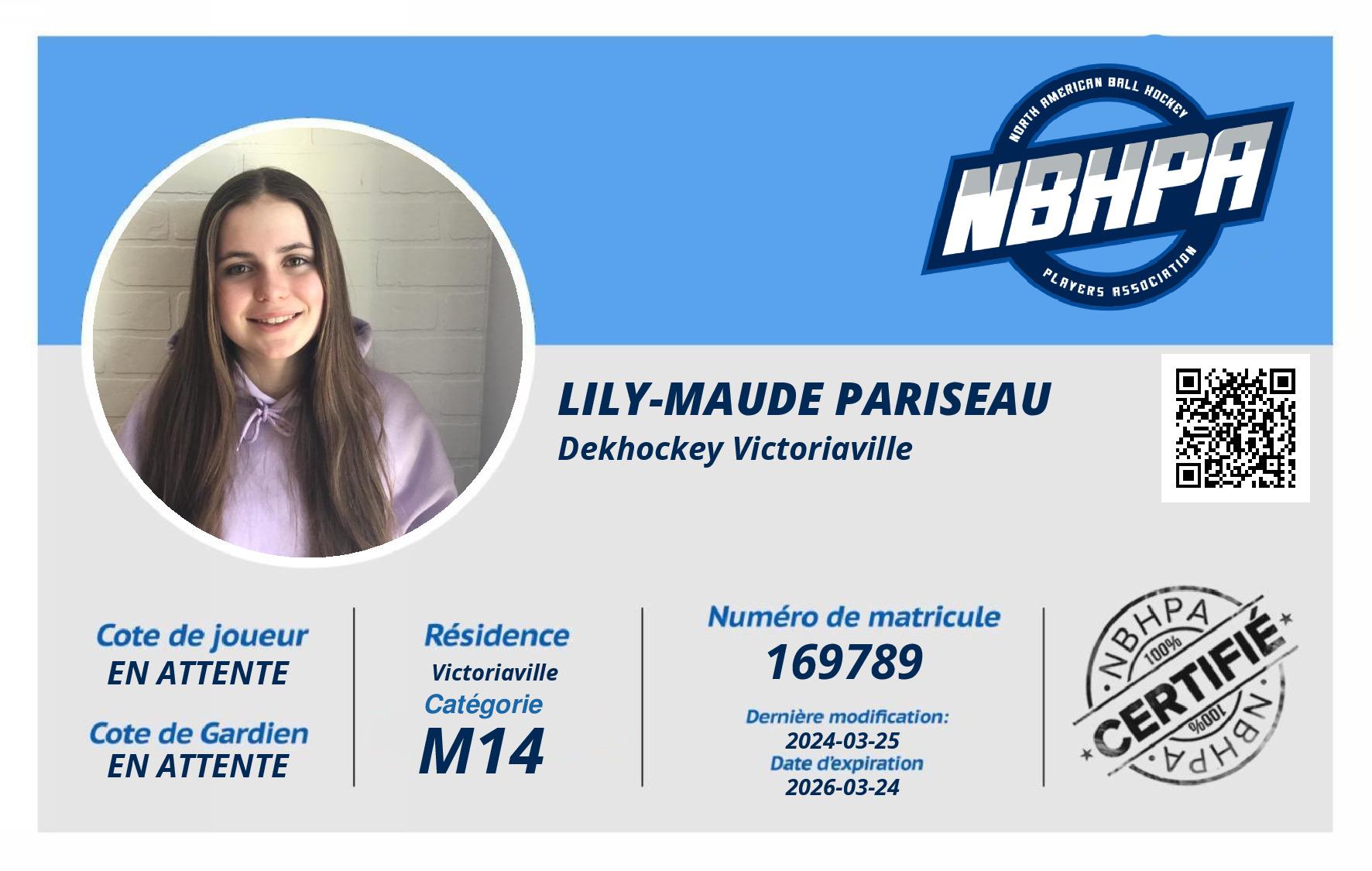 Lily-Maude Pariseau