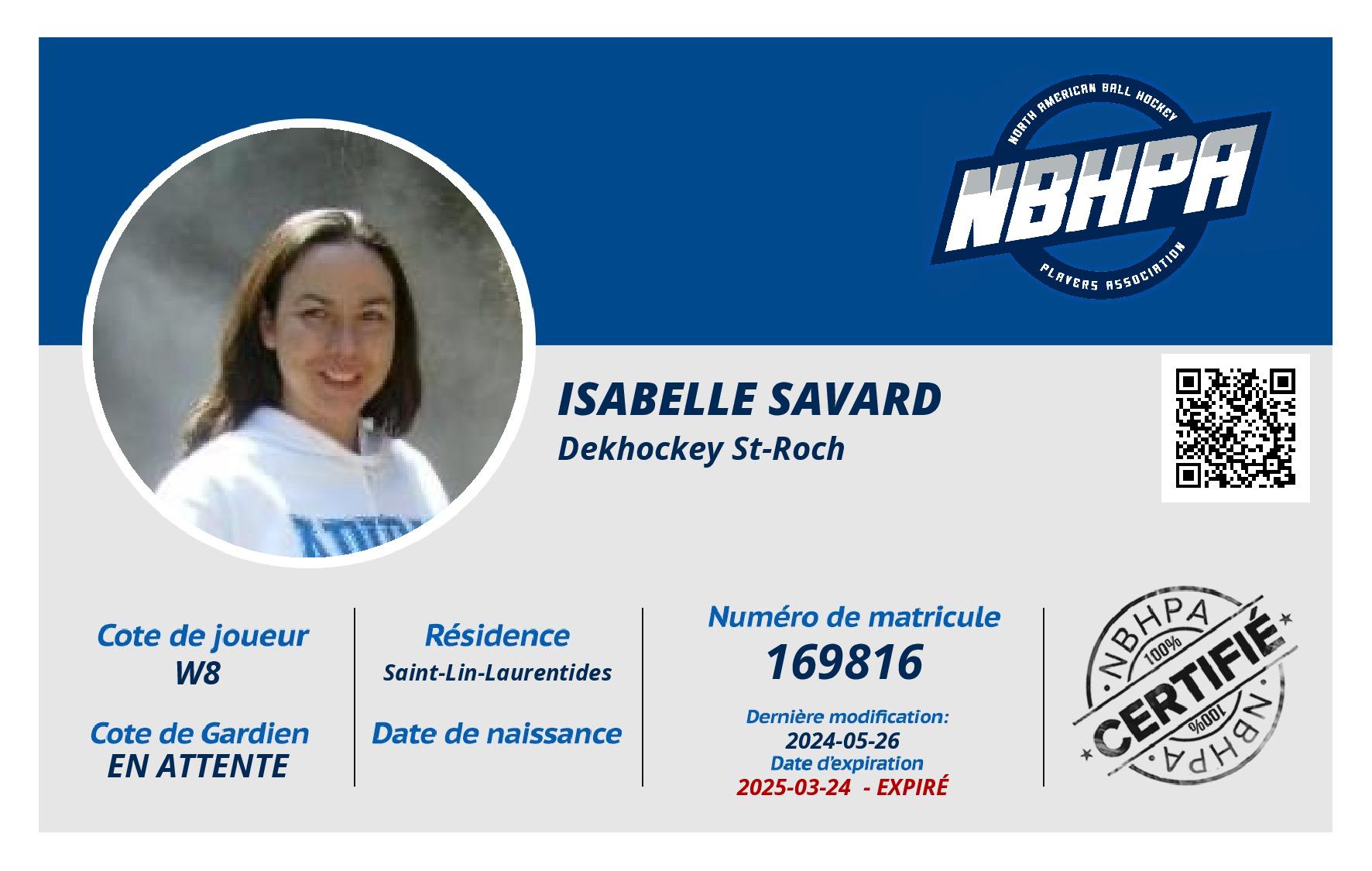 Isabelle Savard 