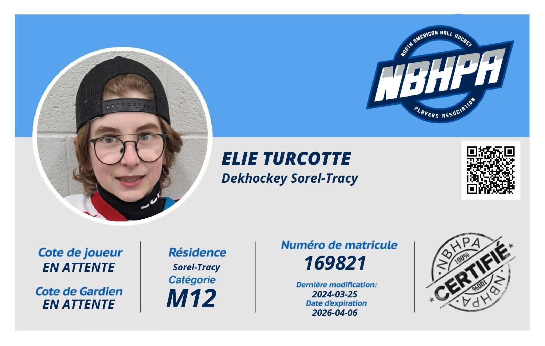 Elie Turcotte 