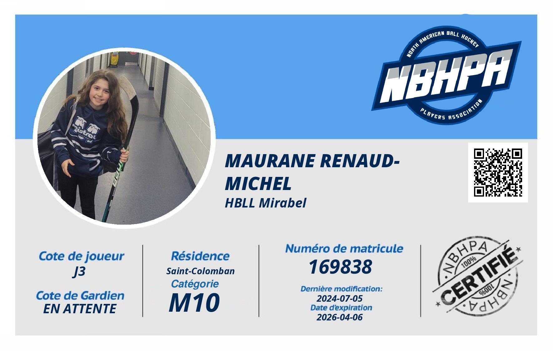 Maurane Renaud-Michel