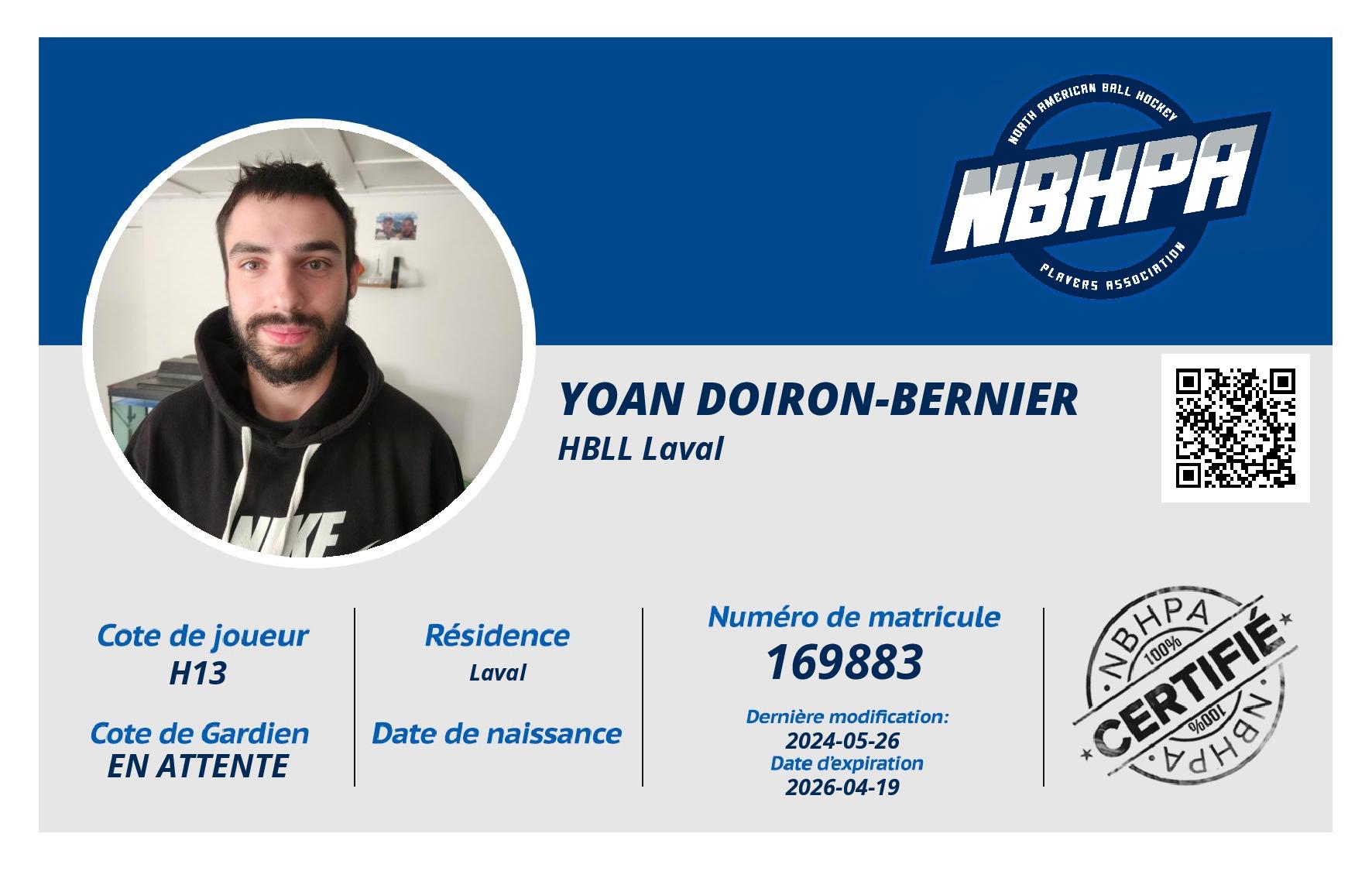 Yoan Doiron-Bernier