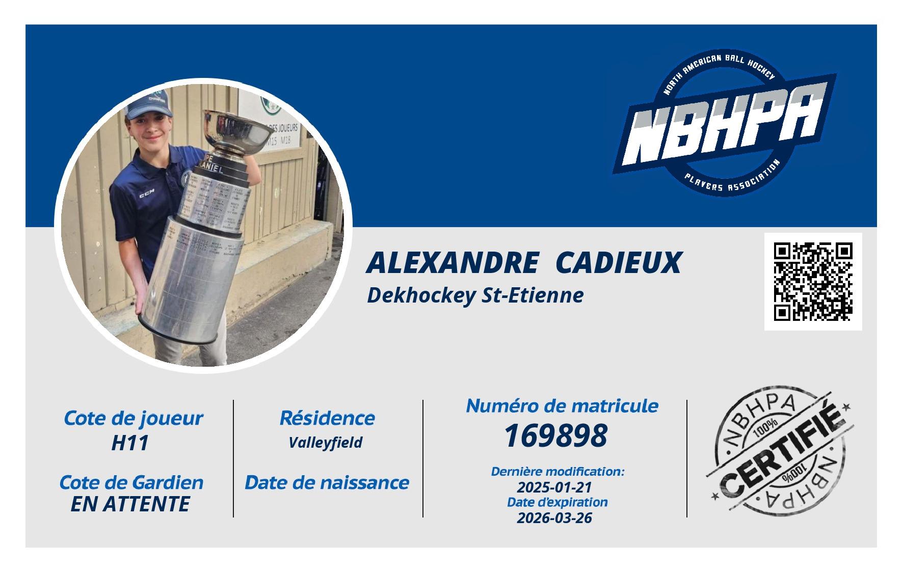 Alexandre  Cadieux 