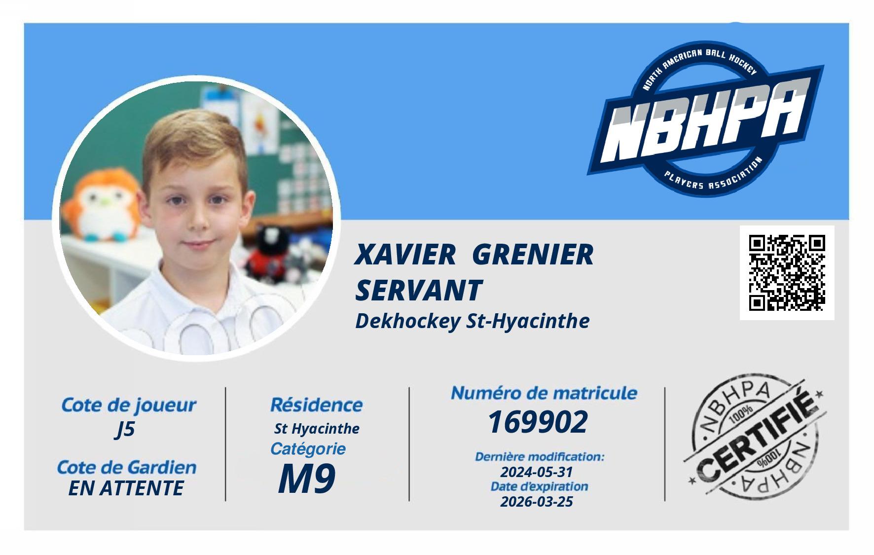 Xavier  Grenier Servant