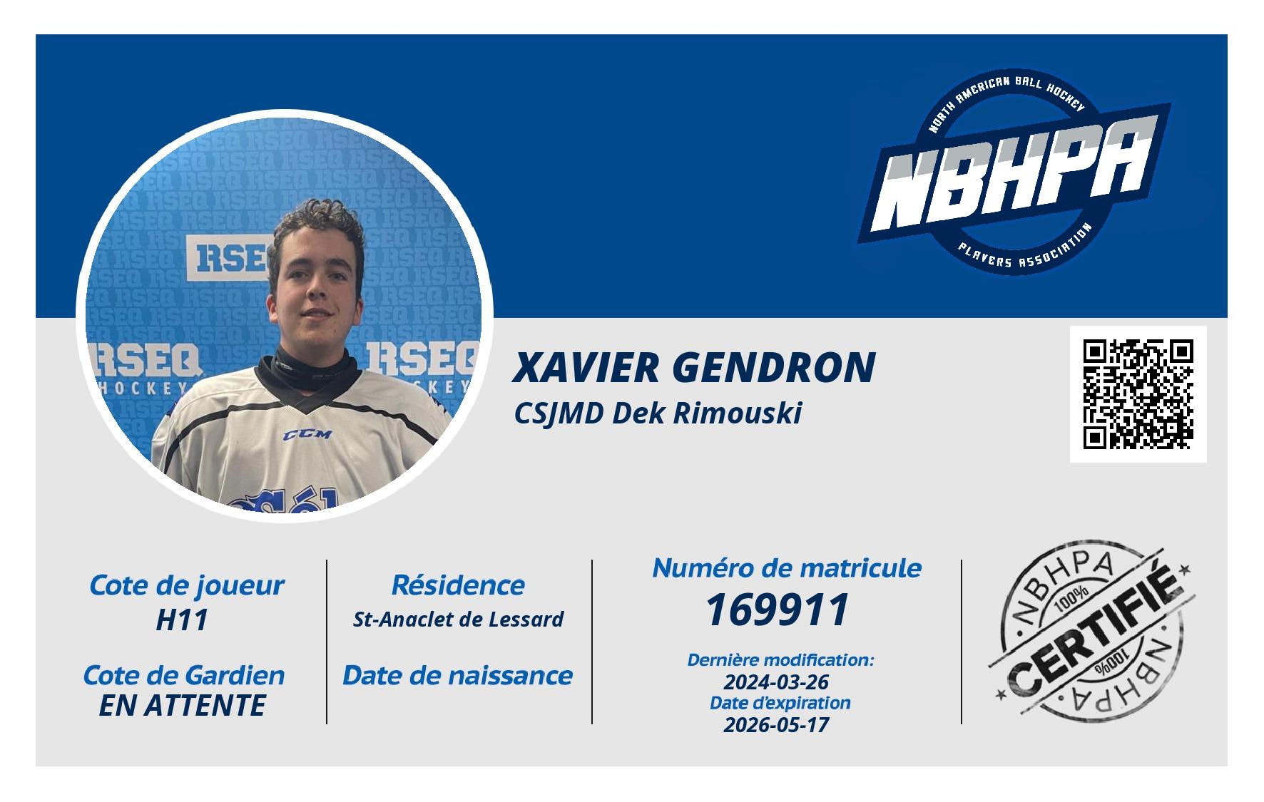 Xavier Gendron