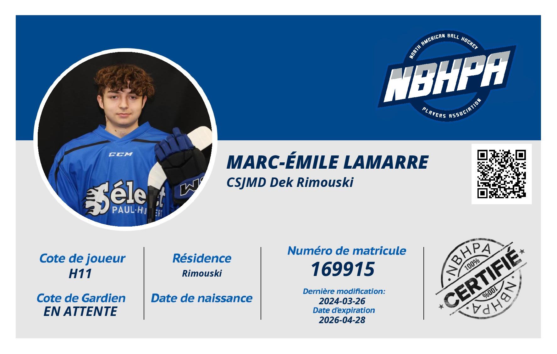 Marc-Émile Lamarre